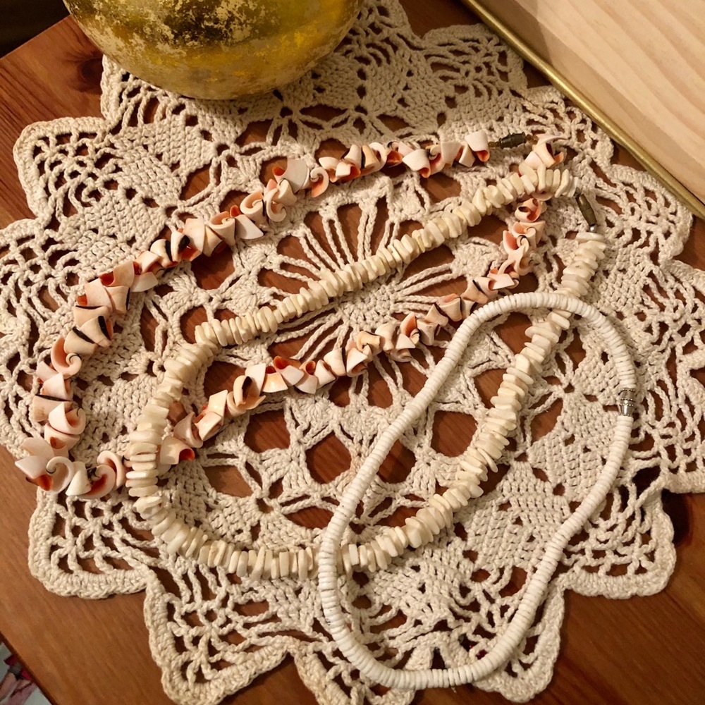 Set of 3 Shell Necklaces